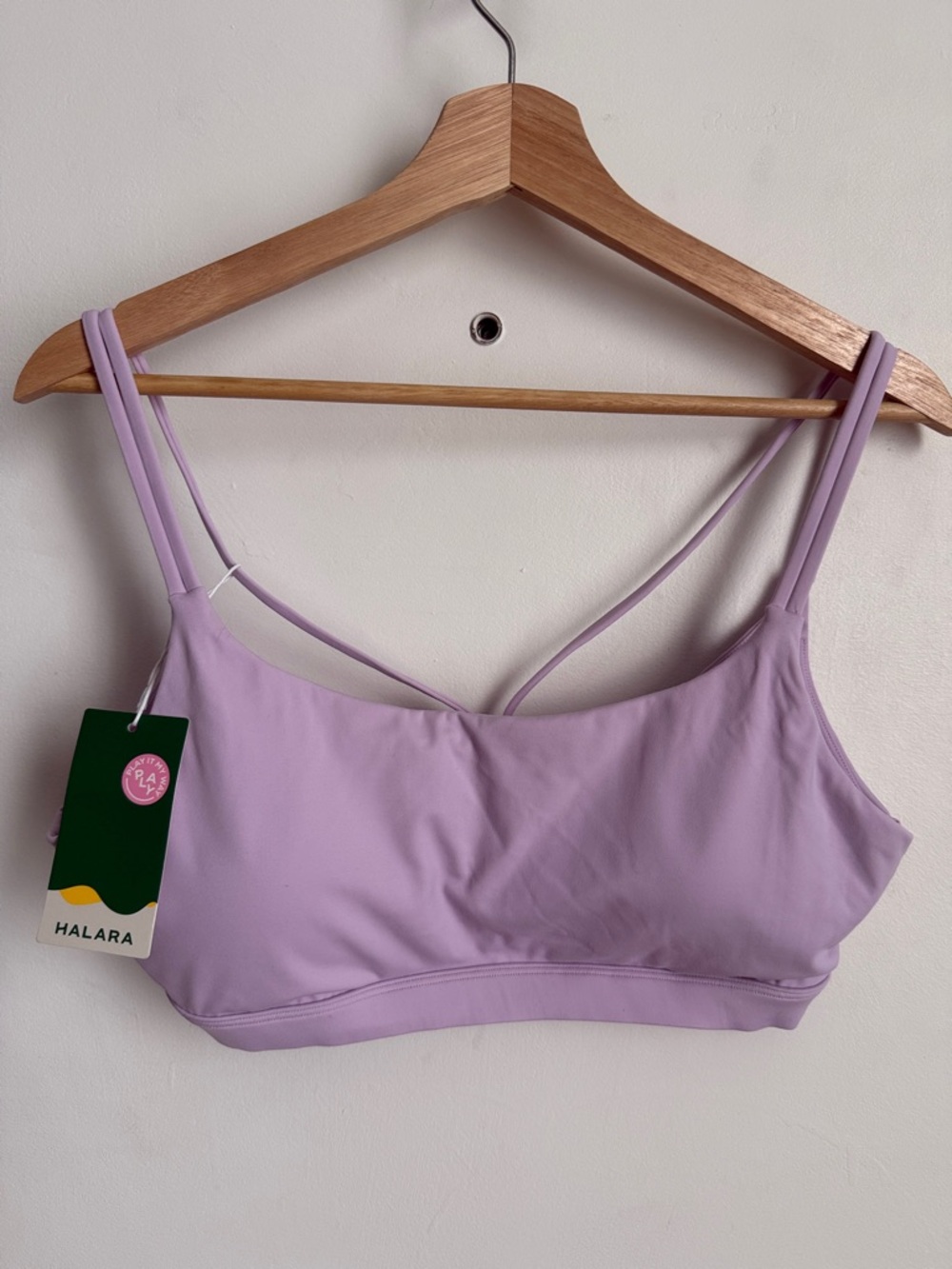 HALARA Lilac Double-Strap Sports Bralette
